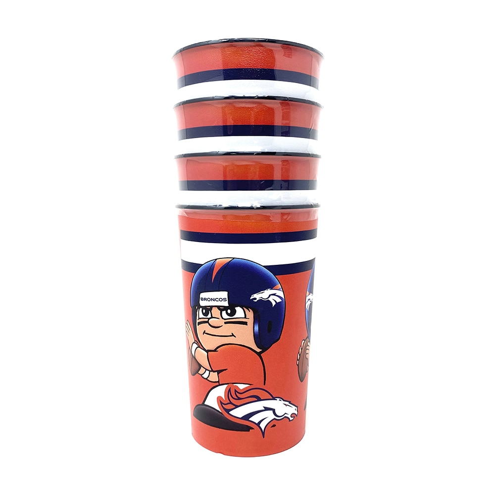 Denver Broncos Party Cup 4 Pack