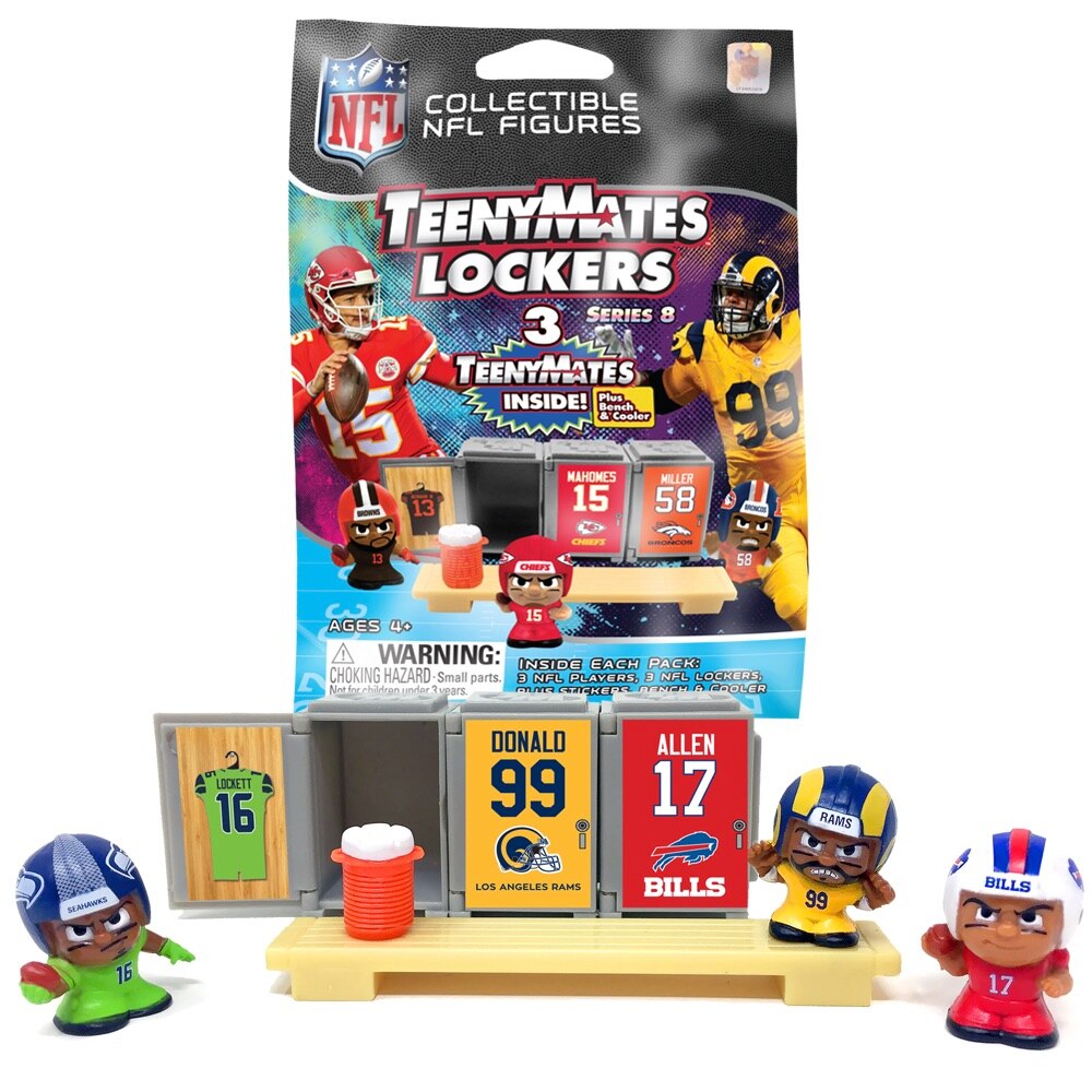 TeenyMates NFL Series 8 Locker Room Pack