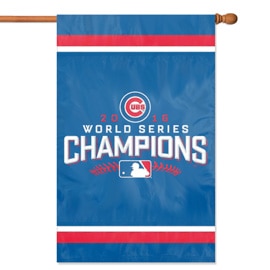 Chicago Cubs Champs Premium Banner Flag