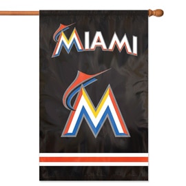 Miami Marlins Premium Banner Flag