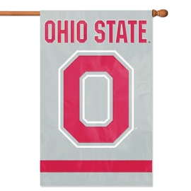 Ohio State Buckeyes BLOCK O Premium Banner Flag