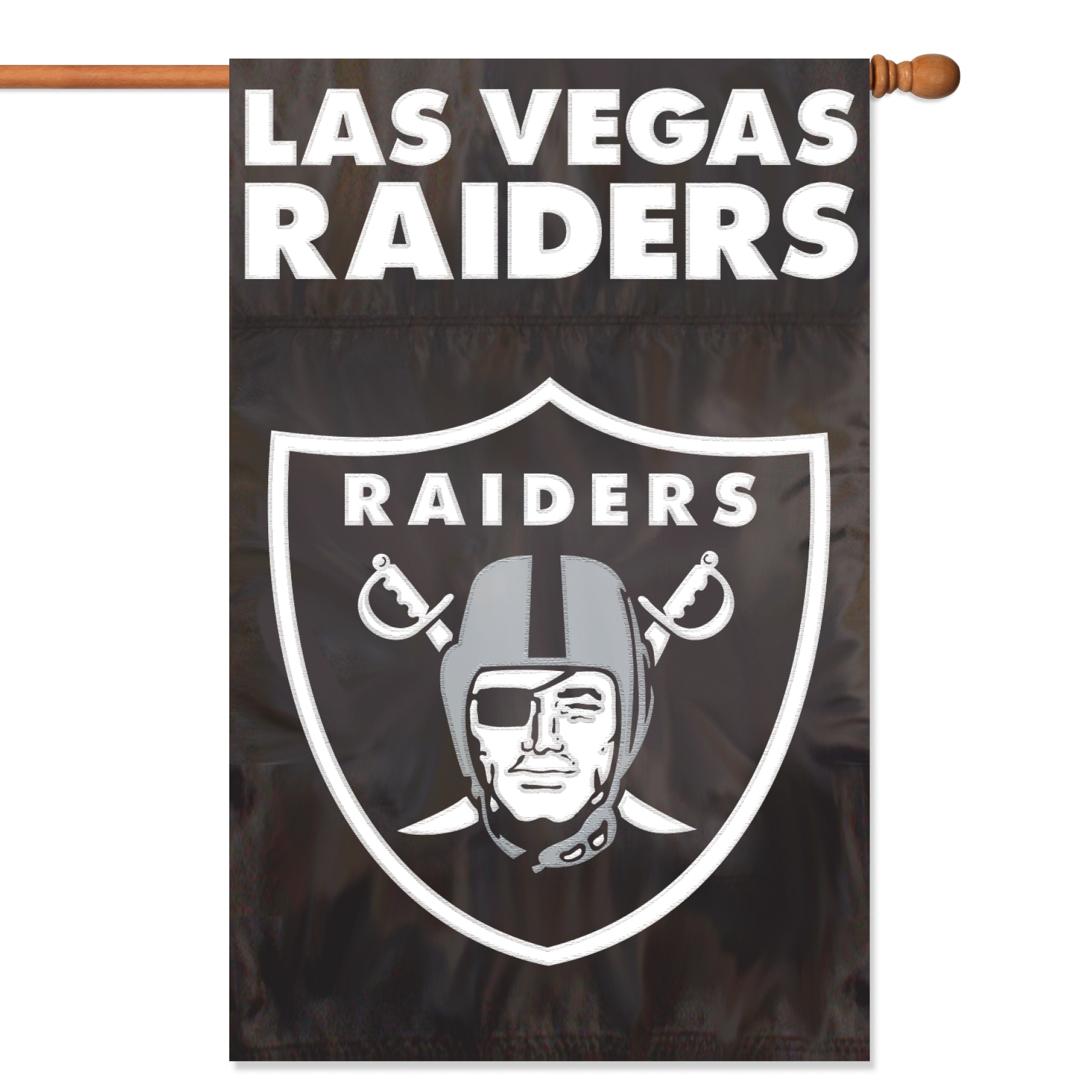 Las Vegas Raiders Applique Banner Flag