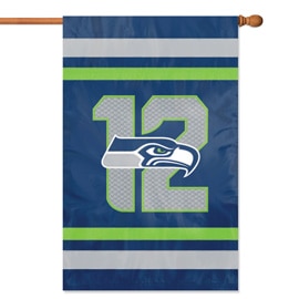 Seattle Seahawks 12th Man Premium Banner Flag