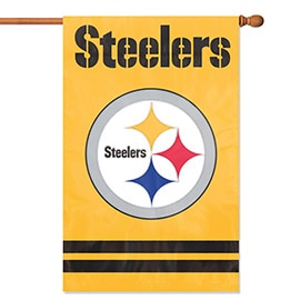 Pittsburgh Steelers Premium Banner Flag - Yellow