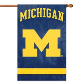 Michigan Wolverines Premium Banner Flag