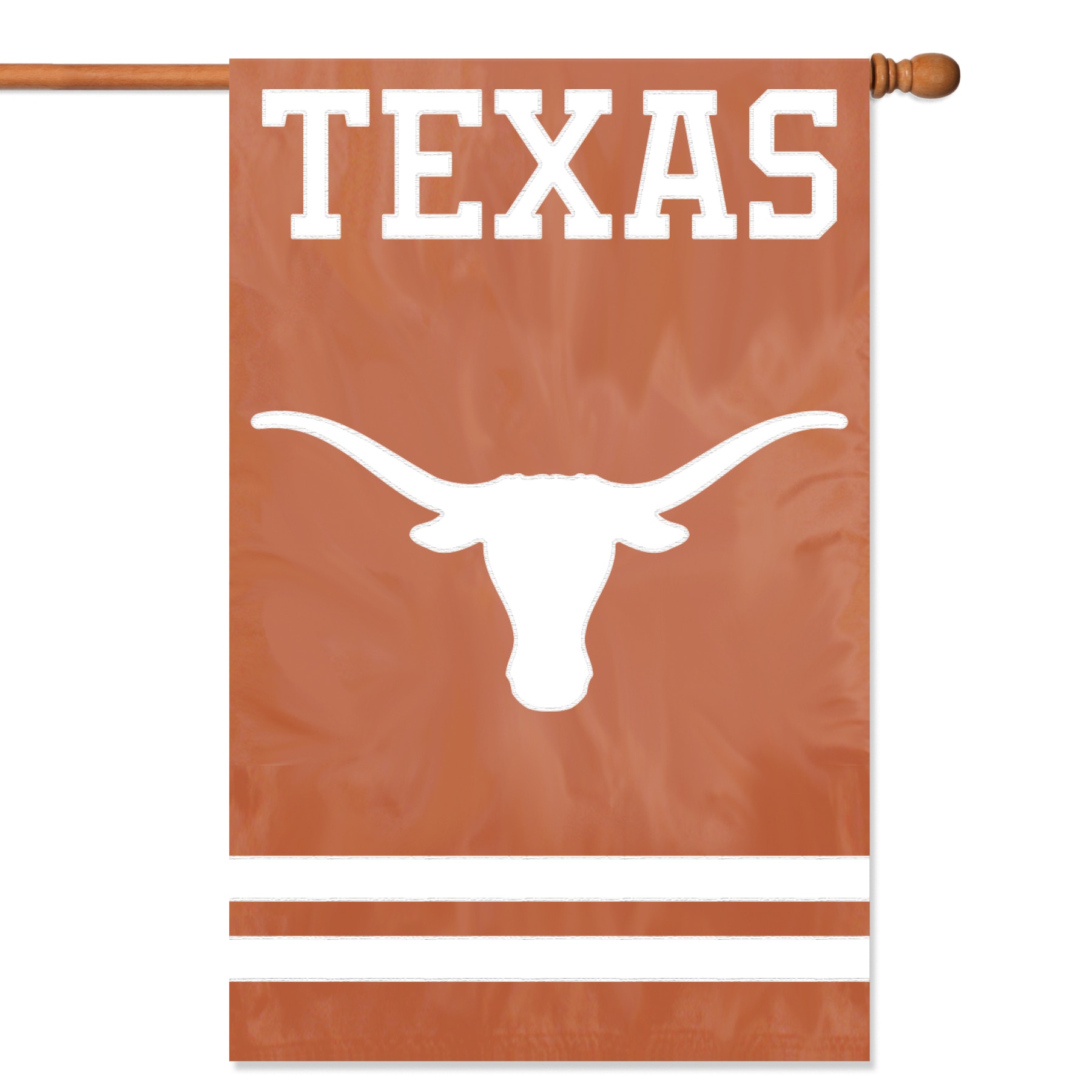 Texas Longhorns Applique Banner Flag