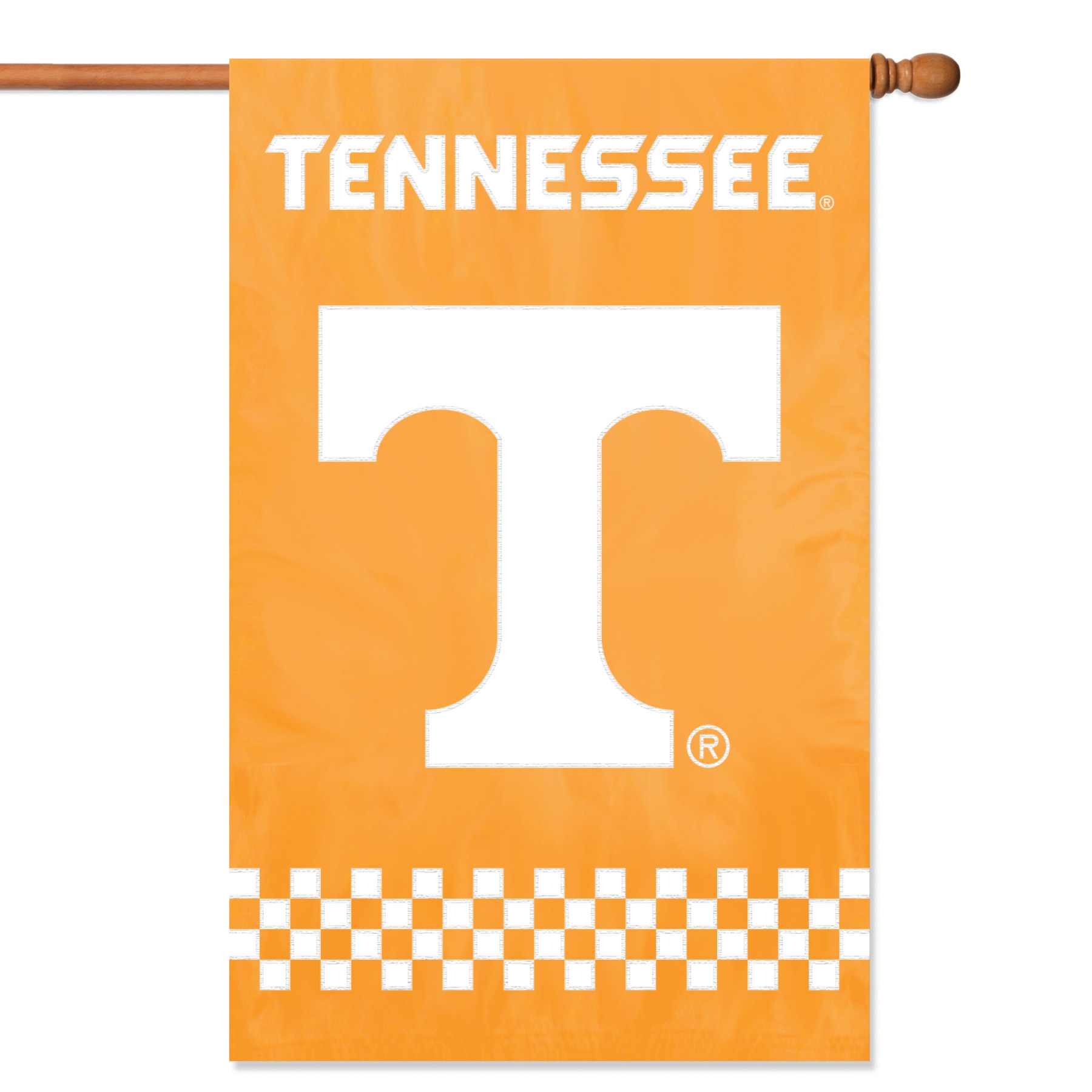 Tennessee Volunteers Applique Banner Flag