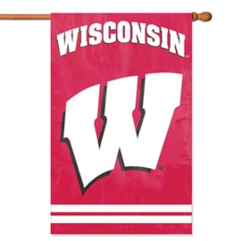 Wisconsin Badgers Premium Banner Flag