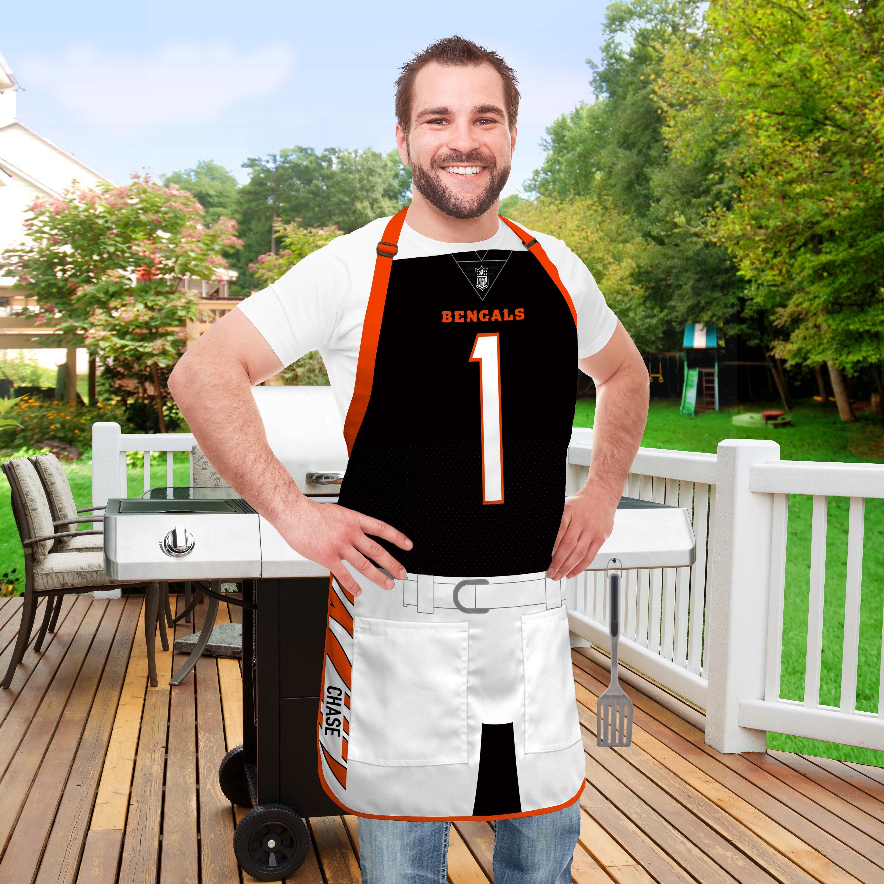 Cincinnati Bengals NFL Jersey Apron - Ja'marr Chase