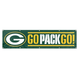 Green Bay Packers Giant 8' x 2' Banner