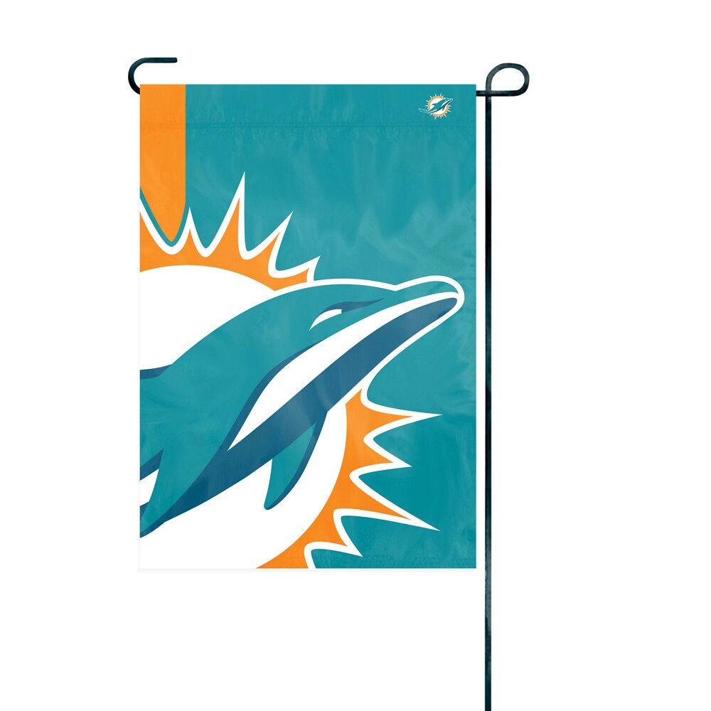 Miami Dolphins Bold Logo Garden Flag