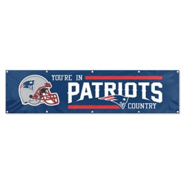 New England Patriots Giant 8' x 2' Banner