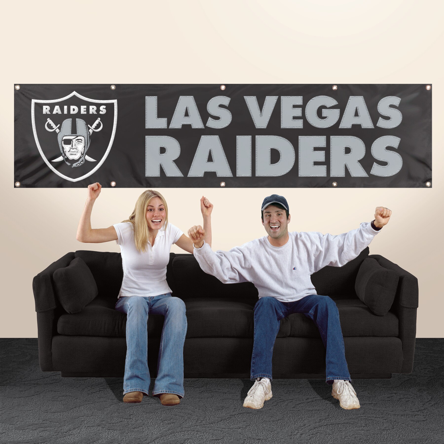 Las Vegas Raiders 28x40 Vertical Banner