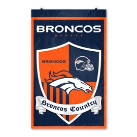 Denver Broncos Shield Banner