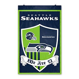 Seattle Seahawks Shield Banner