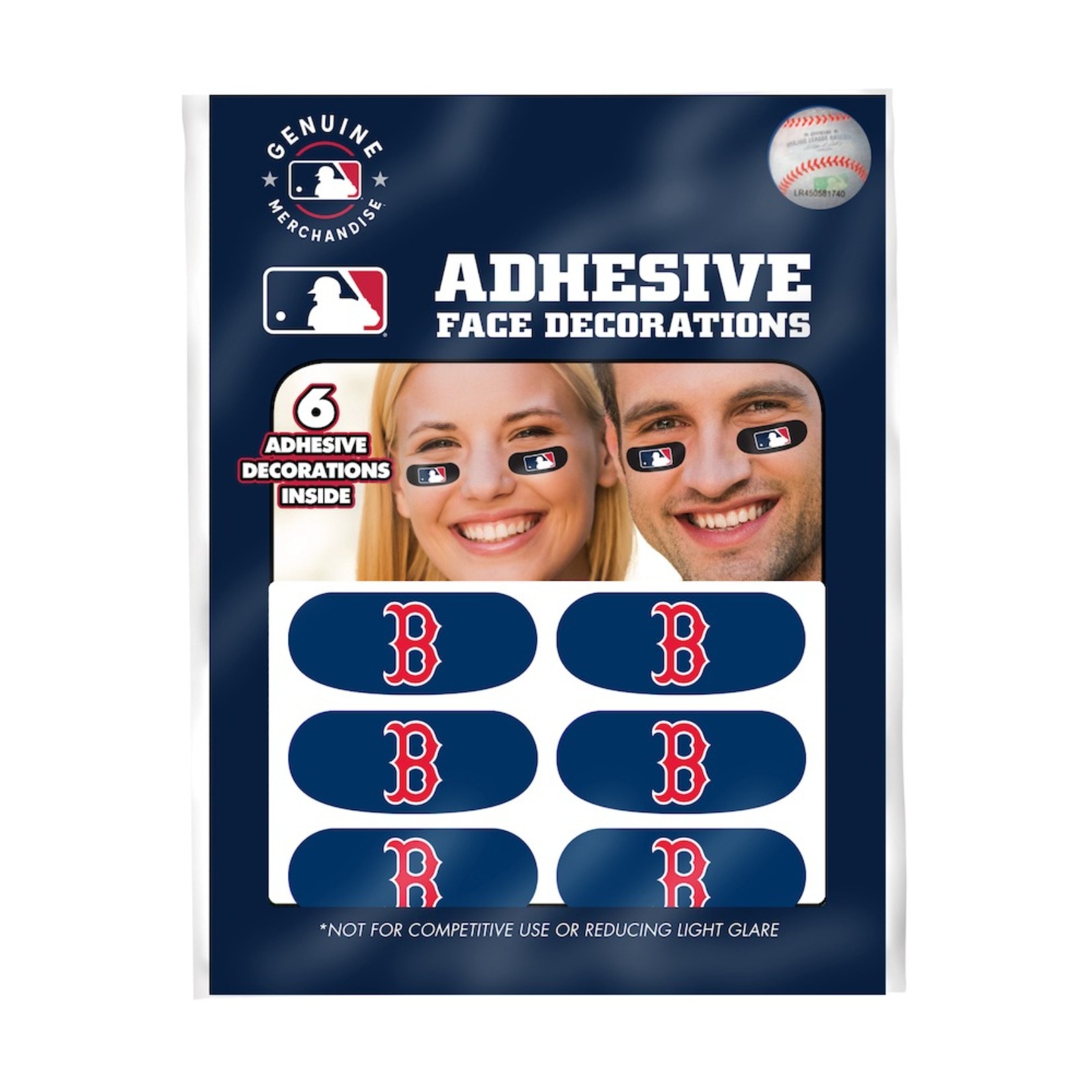 Boston Red Sox Face Decorations