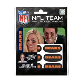 Chicago Bears Eye Black Strips