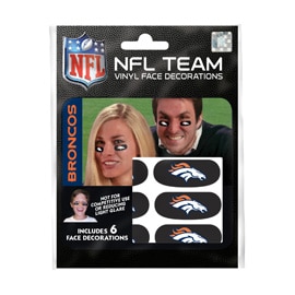 Denver Broncos Eye Black Strips