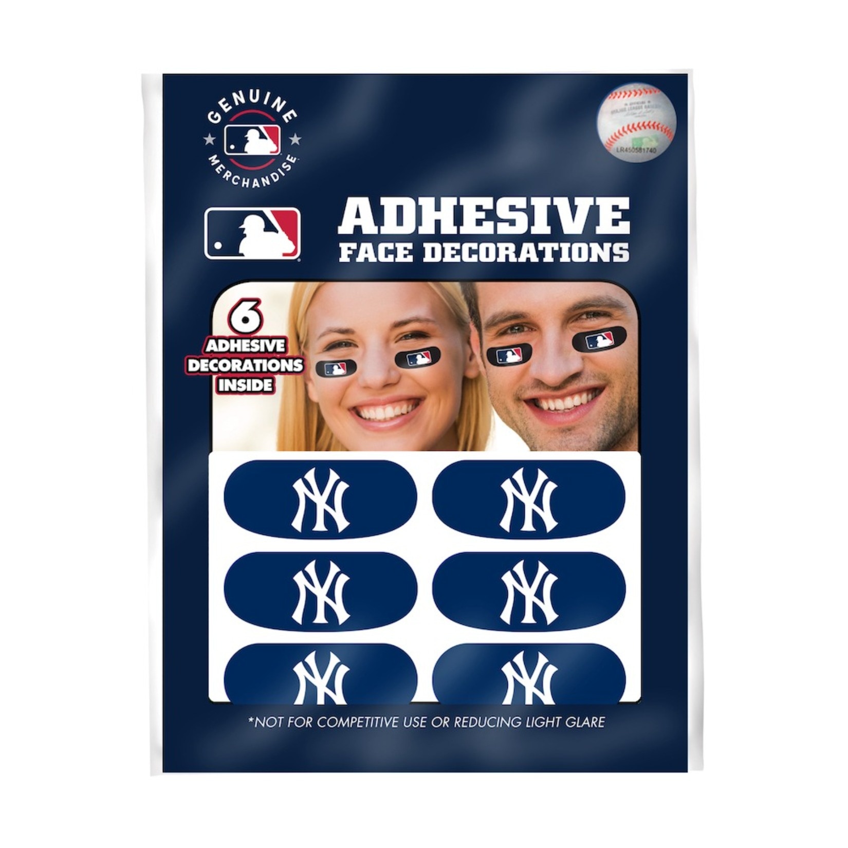 New York Yankees Face Decorations