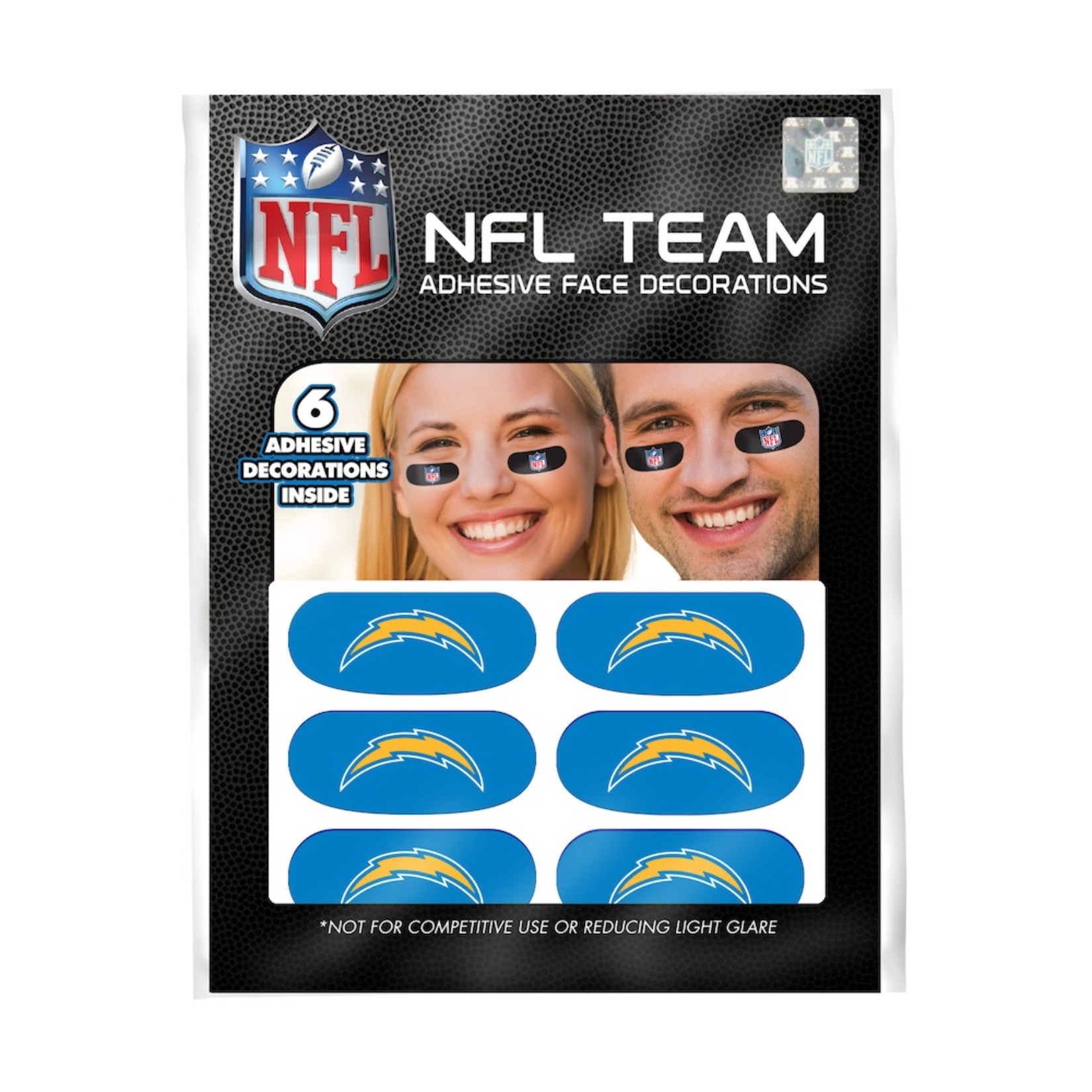 Los Angeles Chargers Eye Black Strips