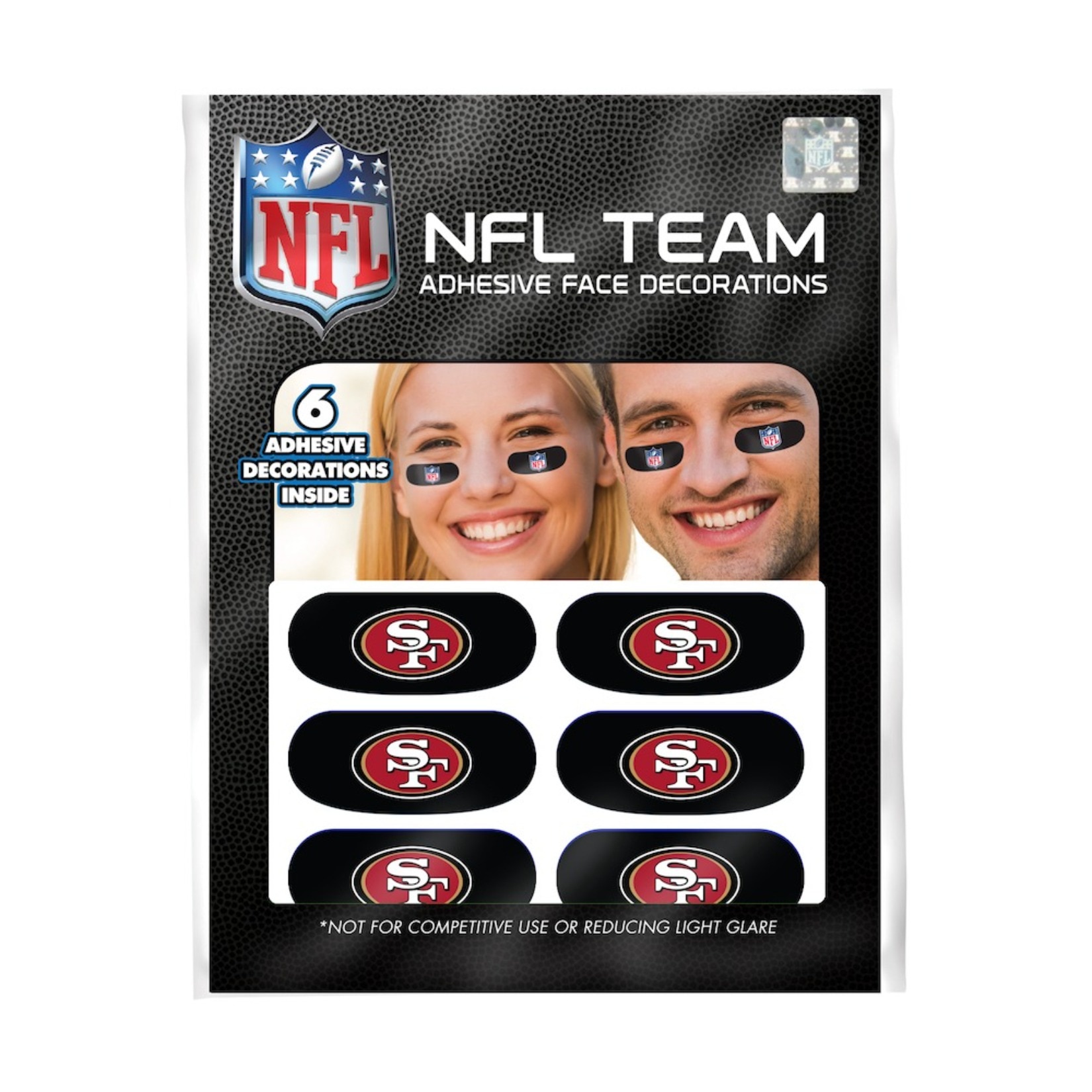 San Francisco 49ers Eye Black Strips