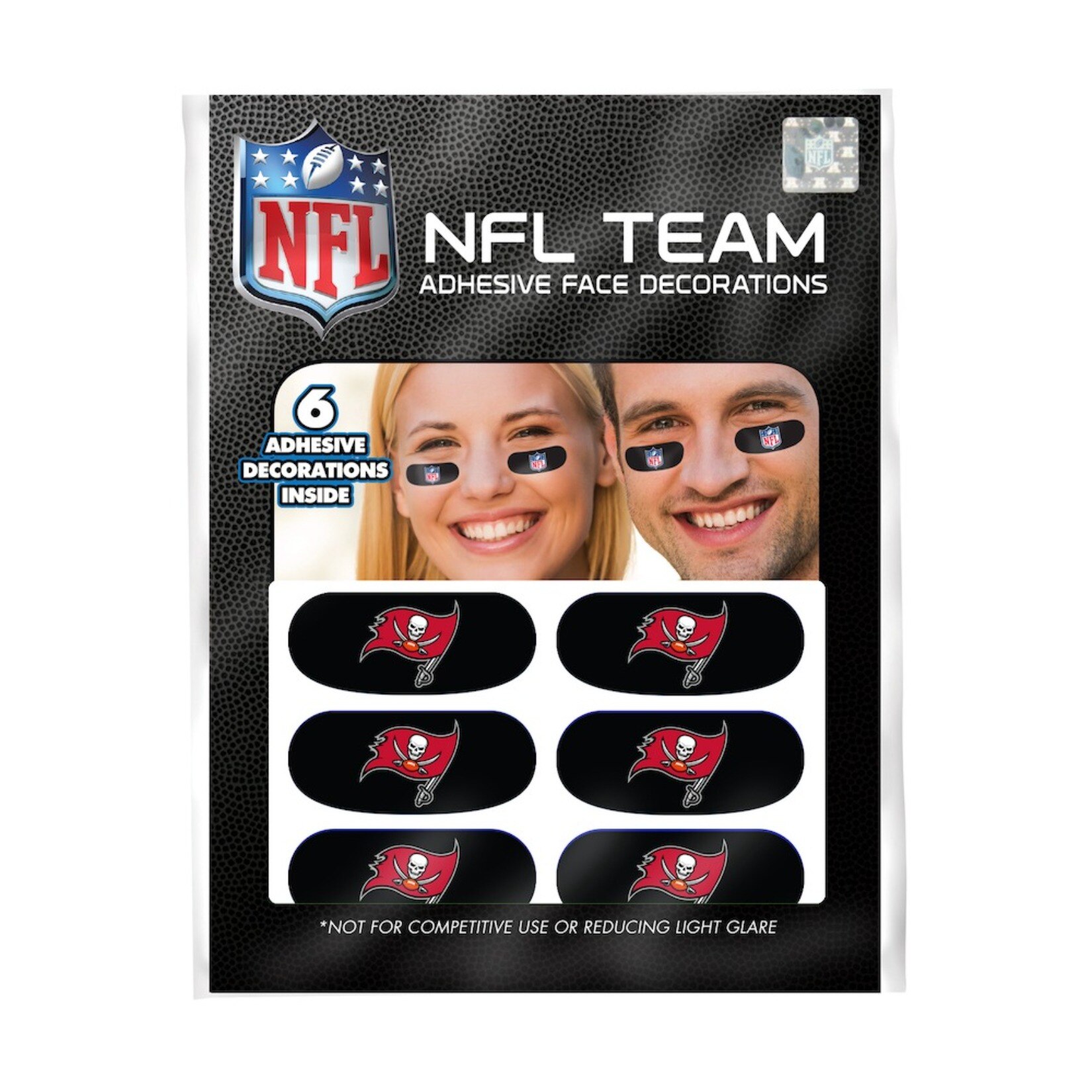 Tampa Bay Buccaneers Eye Black Strips