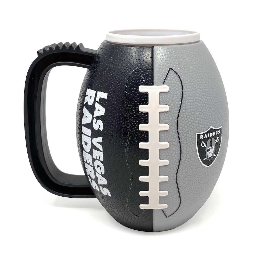 Greater Distance NFL Football Las Vegas Raiders 14 oz Two-Tone Tall Belly  Mug, Handmade Large Ceramic Coffee Mug With Team Logo for True Fans,  Premium