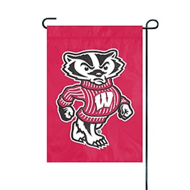 Wisconsin Badgers Premium Garden Flag