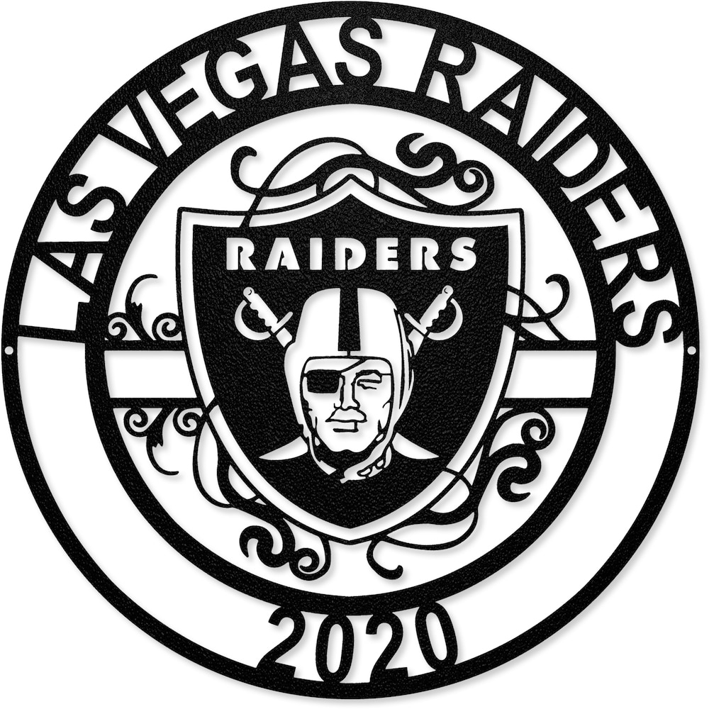 Las Vegas Raiders Laser Cut Metal Sign