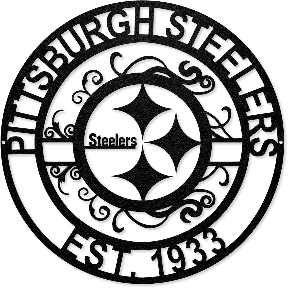 Pittsburgh Steelers Laser Cut Metal Sign