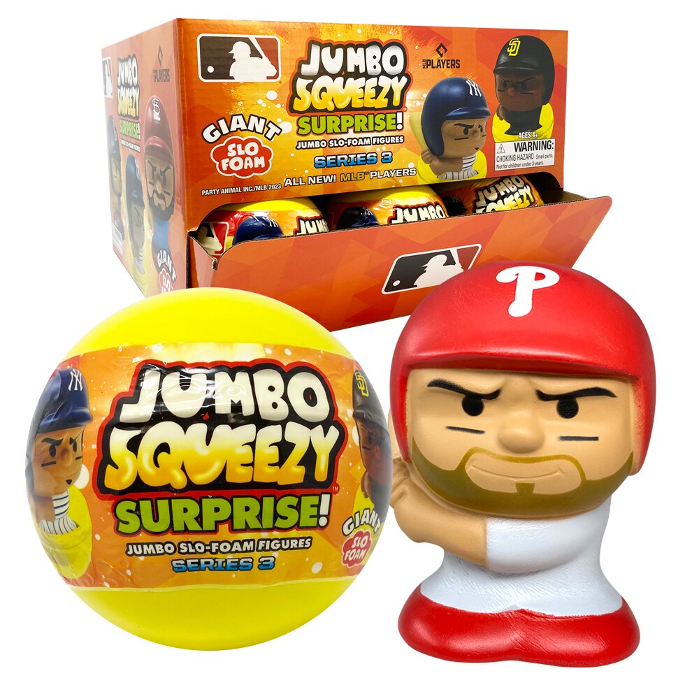 MLB Jumbo Squeezy Series 3 Capsule Display - 18 ct