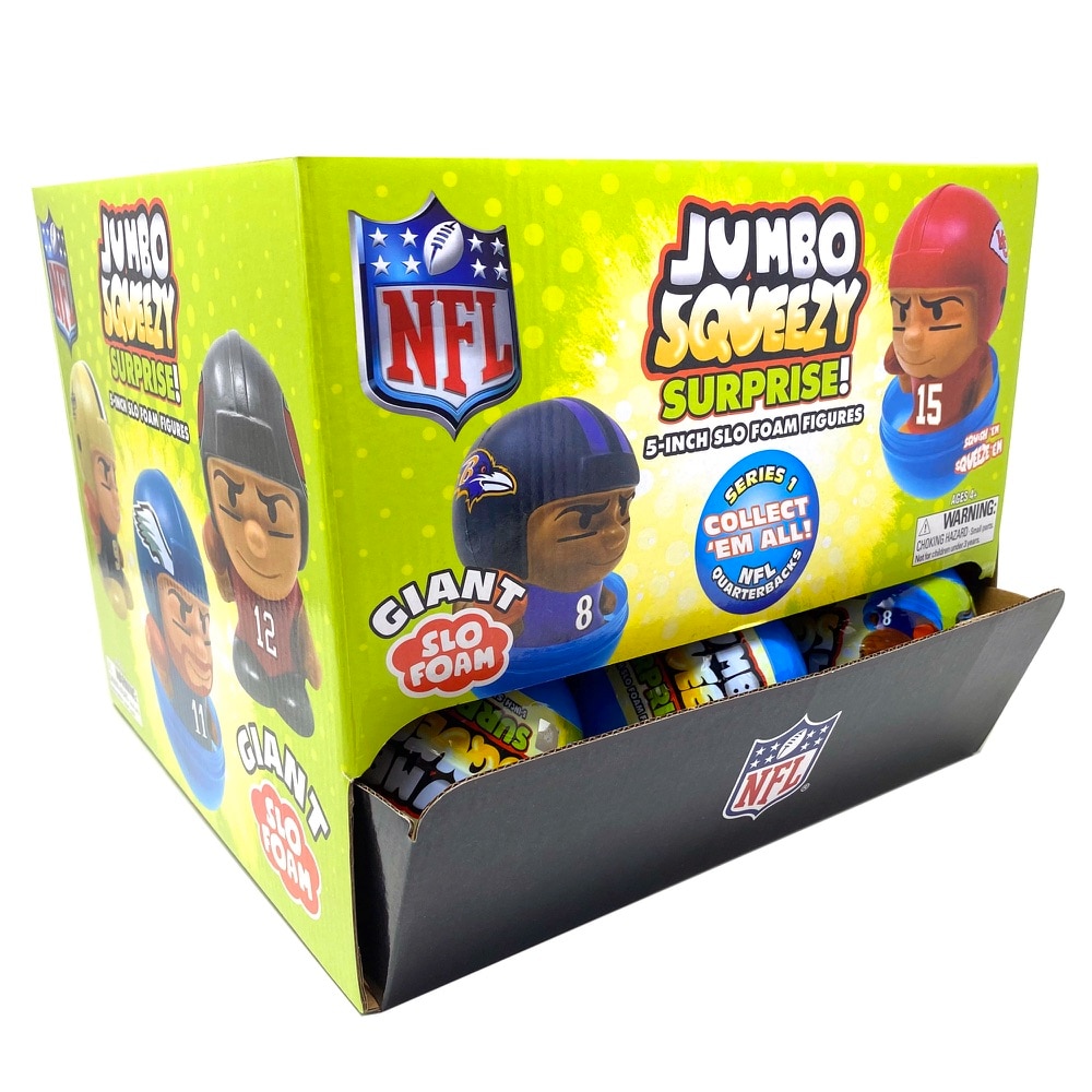 NFL Jumbo Squeezy Capsule Display 2023 18 ct