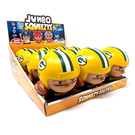 Green Bay Packers Jumbo Squeezy 12pc Display