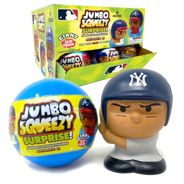 MLB Jumbo Squeezy Capsule Display - 18 ct