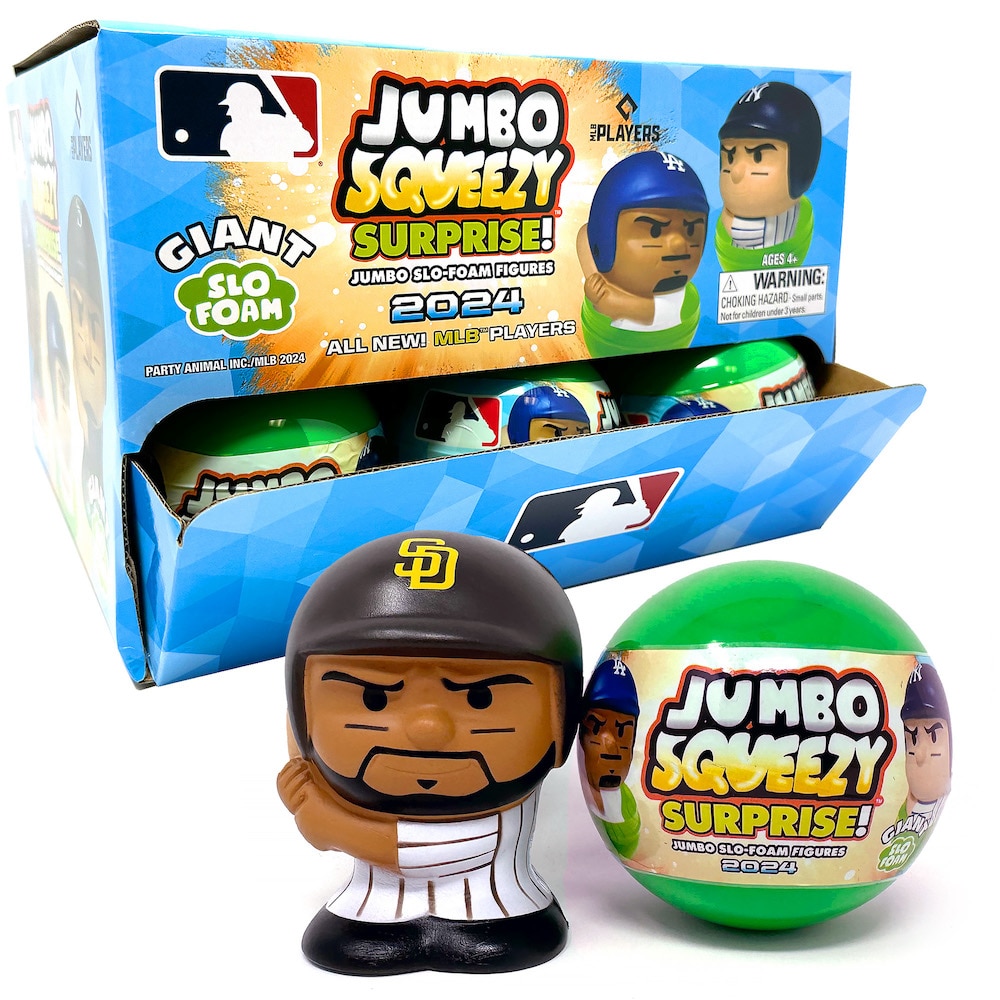 MLB Jumbo Squeezy Capsule 2024 Display - 18 ct