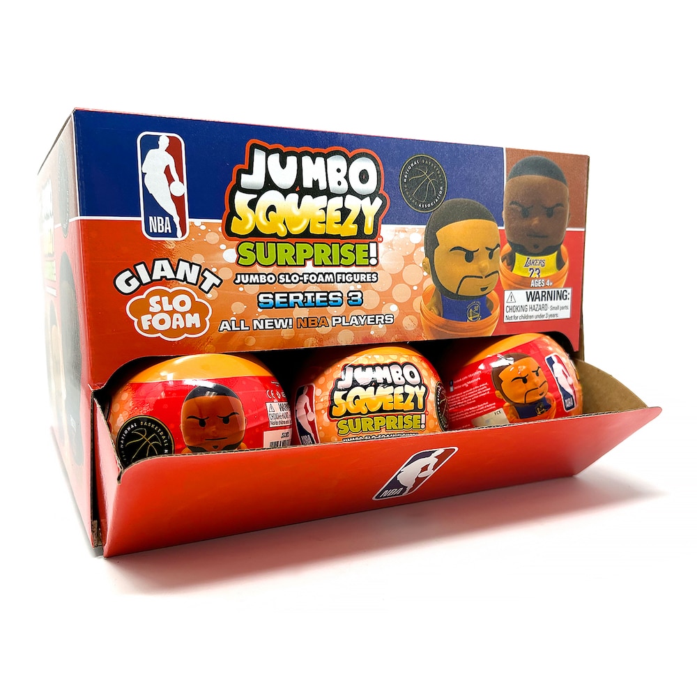 NBA Jumbo Squeezy Capsule Display 18 ct 2024