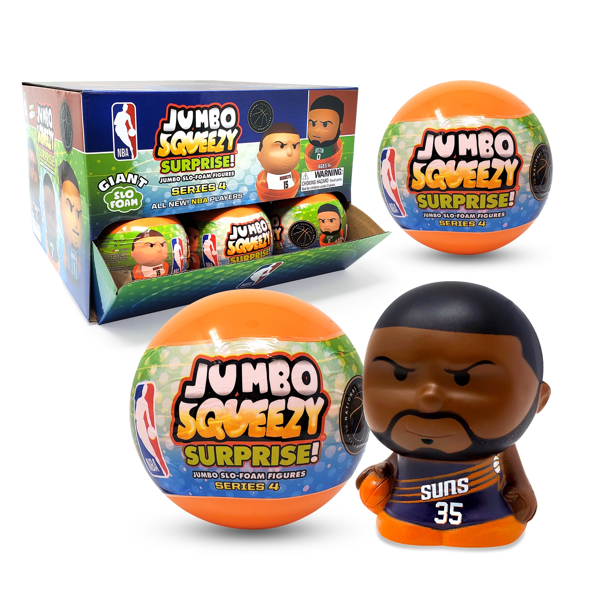NBA Jumbo Squeezy Capsule Display 2025 - 18 ct