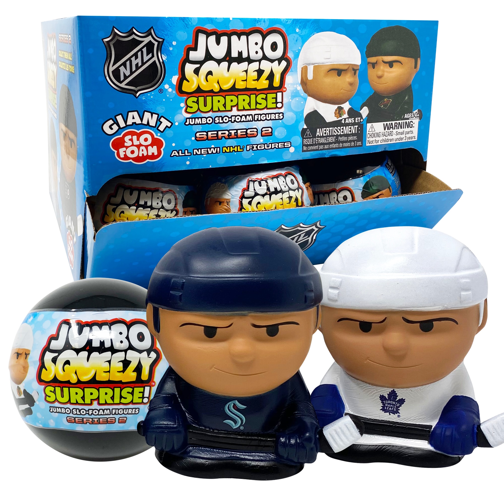 NHL Jumbo Squeezy Capsule Display 2023 - 18 ct