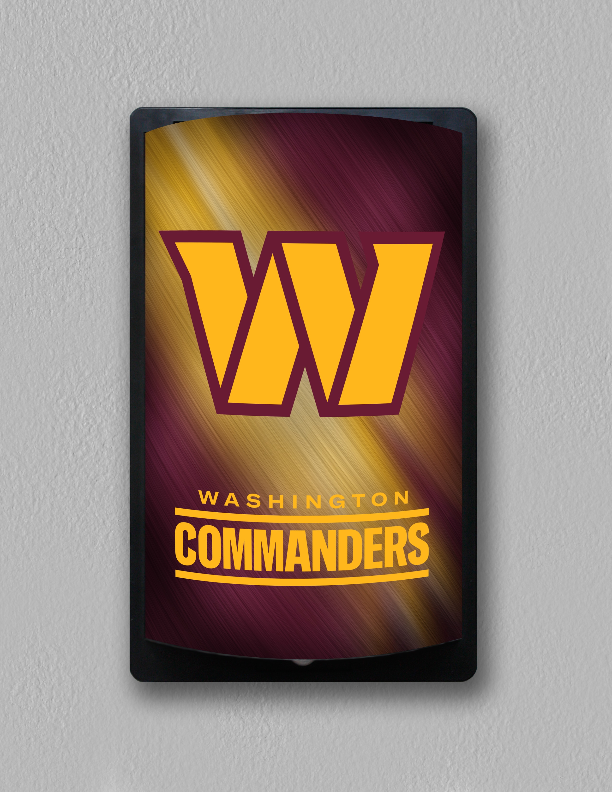 Washington Commanders MotiGlow Light Up Sign