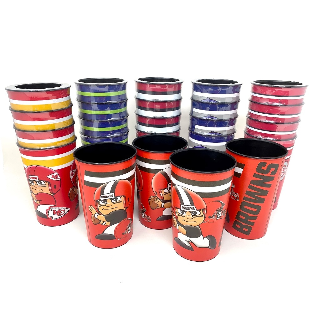 NFL 49ers Cups, Plastic Tailgate Cups