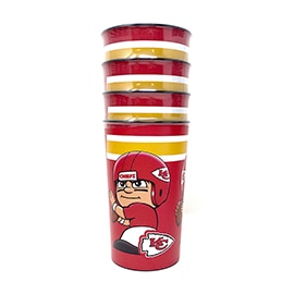 Kansas City Chiefs Party Cup 4 Pack