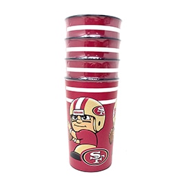 San Francisco 49ers Party Cup 4 Pack
