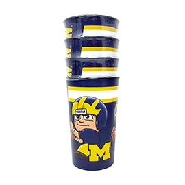 University of Michigan Party Cup 4 Pack