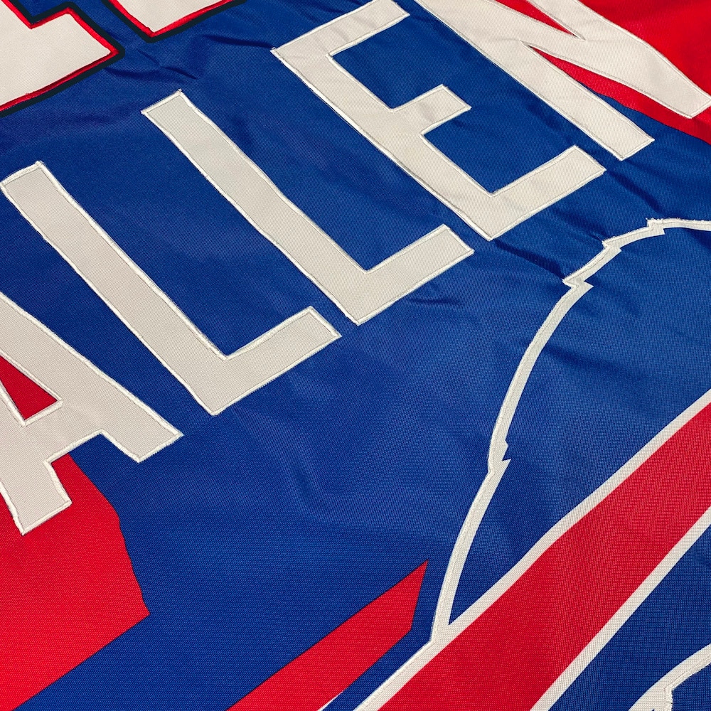 Josh Allen Silhouette Banner Flag