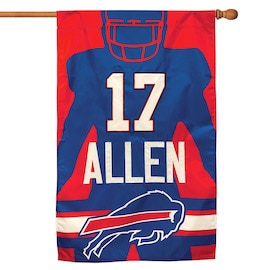 Josh Allen Silhouette Banner Flag