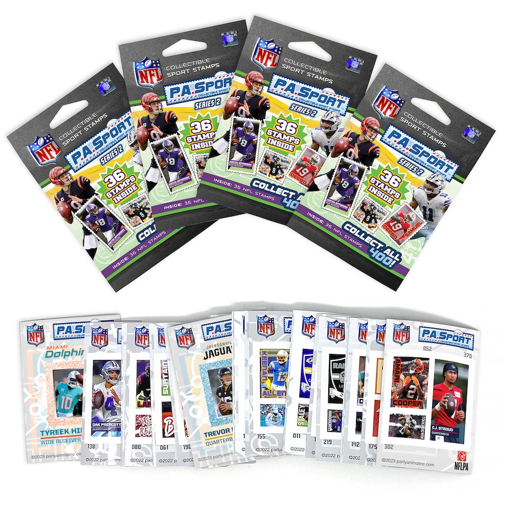 4 Blind Packs, P.A.Sport Stamps Series 2