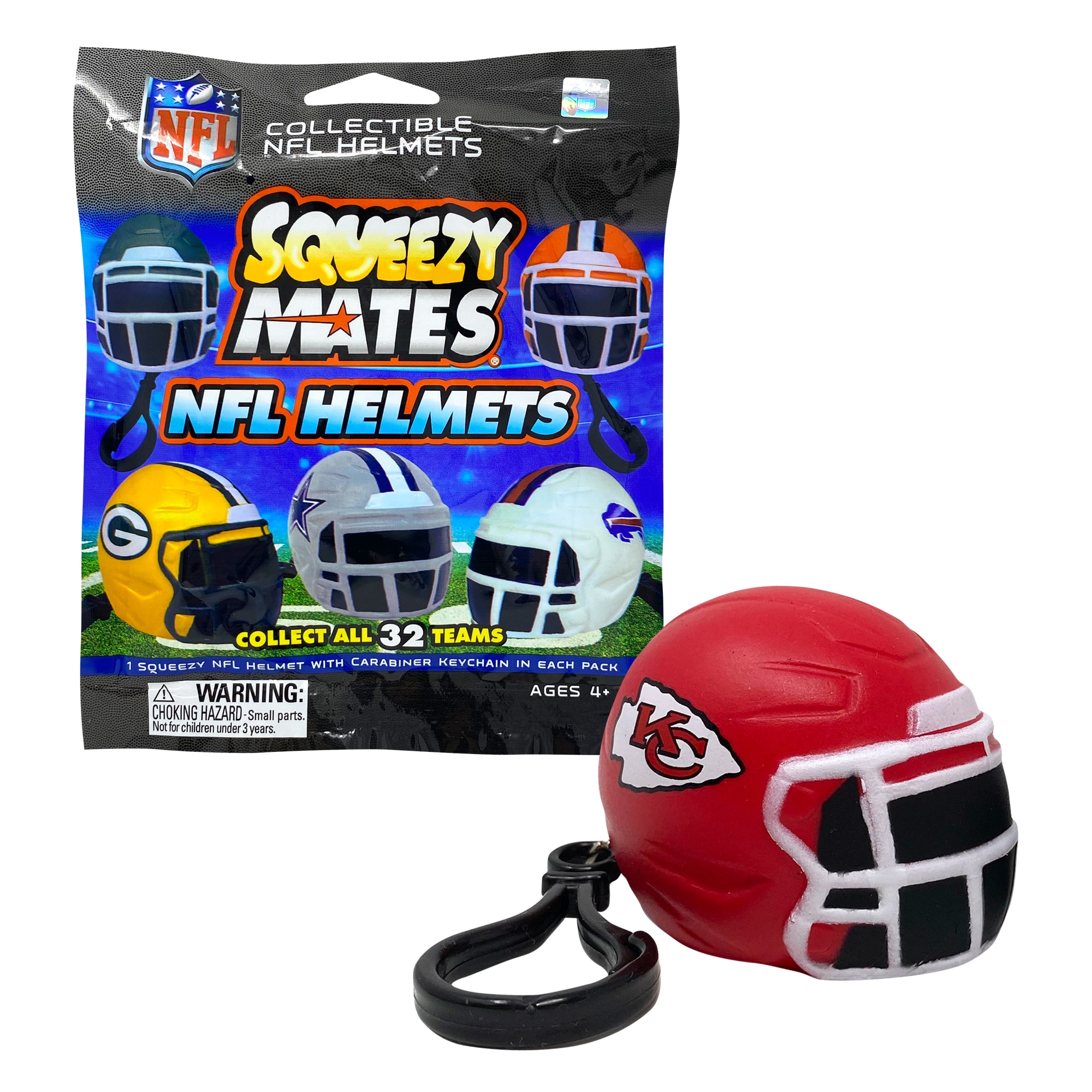 SqueezyMates  NFL Helmets Foil Bag