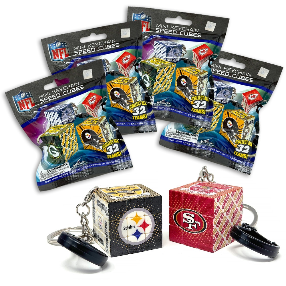 NFL Mini Speed Cube 4-Pack Bundle