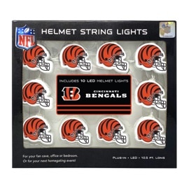 Cincinati Bengals LED Helmet String Lights