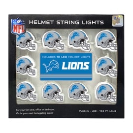 Detroit Lions LED Helmet String Lights